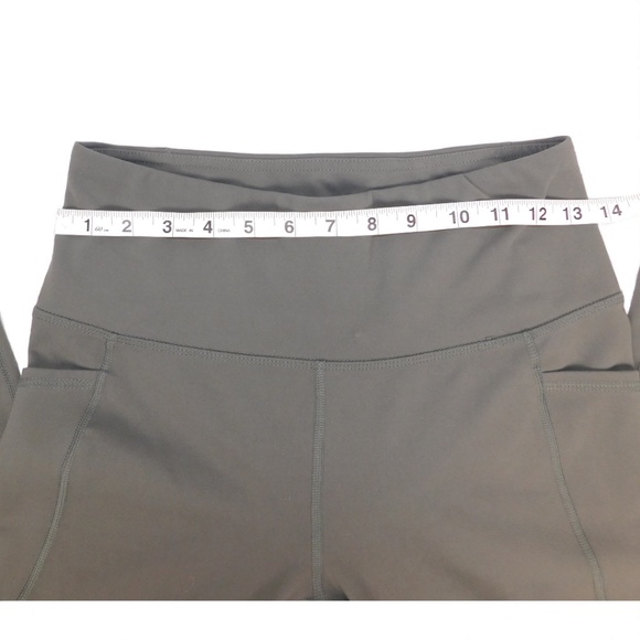 RBX Active High-Waisted Leggings | Size M | Gray | Stretch Athletic Pants - Picture 3 of 4